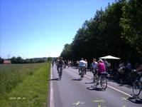 Autofreie B 66 in Leopoldshöhe-Asemissen (mit Infostand einer Bürgerinitiative)